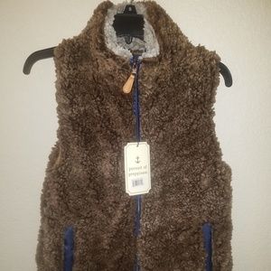 Simply Southern Sherpa Vest Mocha
